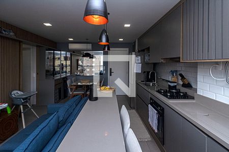 Sala/Cozinha de apartamento à venda com 2 quartos, 54m² em Vila Nair, São Paulo