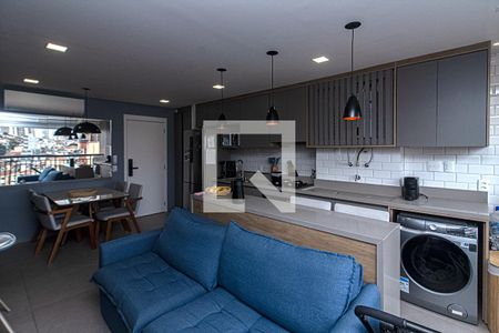 Sala/Cozinha de apartamento à venda com 2 quartos, 54m² em Vila Nair, São Paulo