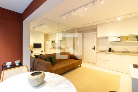 Sala de apartamento para alugar com 1 quarto, 31m² em Jardim Paulista, São Paulo