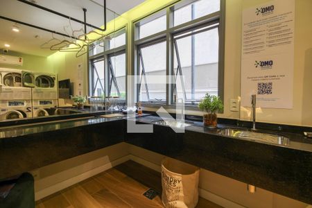 Área comum - Lavanderia de apartamento para alugar com 1 quarto, 31m² em Jardim Paulista, São Paulo