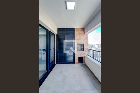 Varanda da Sala de apartamento à venda com 1 quarto, 57m² em Brás, São Paulo