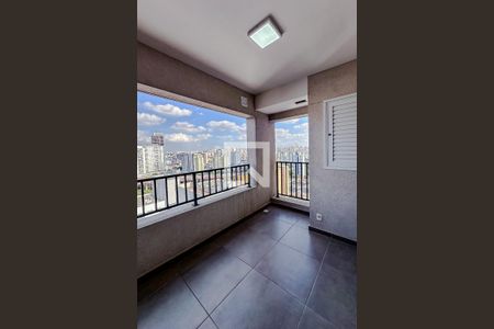 Varanda da Sala de apartamento à venda com 1 quarto, 57m² em Brás, São Paulo