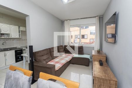 Sala de apartamento à venda com 2 quartos, 57m² em Petrópolis, Porto Alegre