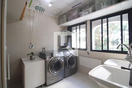 Área de Serviço de apartamento à venda com 4 quartos, 280m² em Santo Amaro, São Paulo