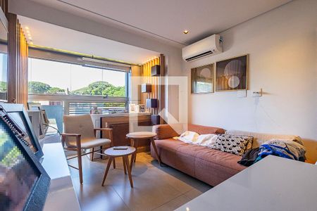 Sala/Cozinha de apartamento à venda com 1 quarto, 44m² em Jardim Paulista, São Paulo