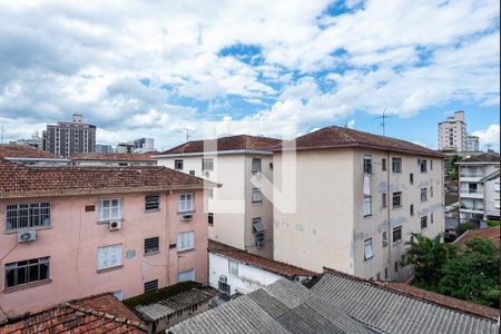 Vista Quarto 1 de apartamento para alugar com 2 quartos, 58m² em Embaré, Santos