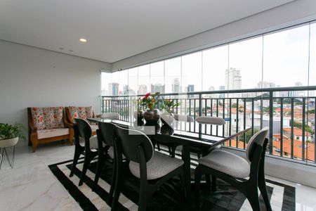 Varanda gourmet de apartamento à venda com 3 quartos, 110m² em Tatuapé, São Paulo