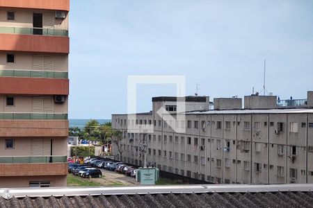 Vista da Sala de apartamento para alugar com 1 quarto, 42m² em Canto do Forte, Praia Grande