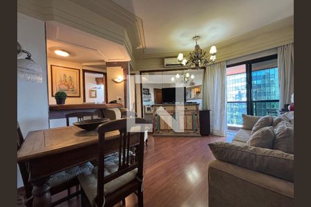 Sala de apartamento à venda com 1 quarto, 48m² em Jardim Paulistano, São Paulo