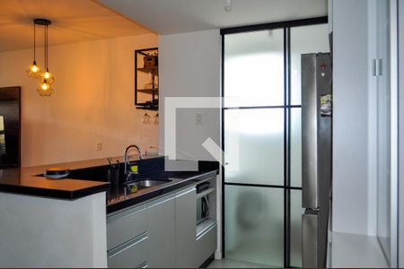 Cozinha de apartamento à venda com 1 quarto, 53m² em Teresópolis, Porto Alegre