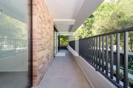 Varanda da Suíte 1 de apartamento à venda com 3 quartos, 201m² em Cidade Jardim, São Paulo
