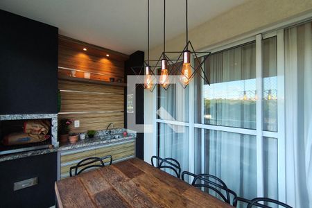 Varanda gourmet de apartamento à venda com 3 quartos, 130m² em Parque Prado, Campinas