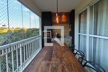 Varanda gourmet de apartamento à venda com 3 quartos, 130m² em Parque Prado, Campinas