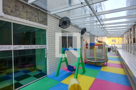Área comum - Playground de apartamento para alugar com 1 quarto, 70m² em Guilhermina, Praia Grande