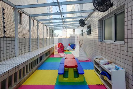 Área comum - Playground de apartamento para alugar com 1 quarto, 70m² em Guilhermina, Praia Grande