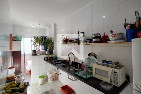 Cozinha de apartamento para alugar com 1 quarto, 70m² em Guilhermina, Praia Grande