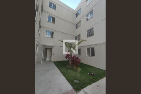 Fachada do bloco de apartamento à venda com 2 quartos, 45m² em Bom Jesus, Contagem