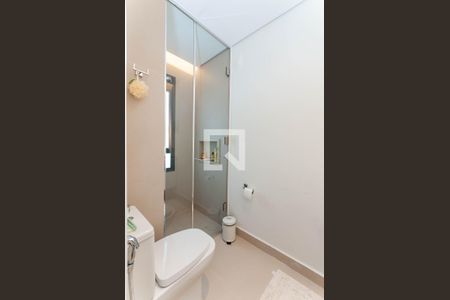 Banheiro do quarto 1 Suíte de apartamento à venda com 2 quartos, 131m² em Vila Ipojuca, São Paulo