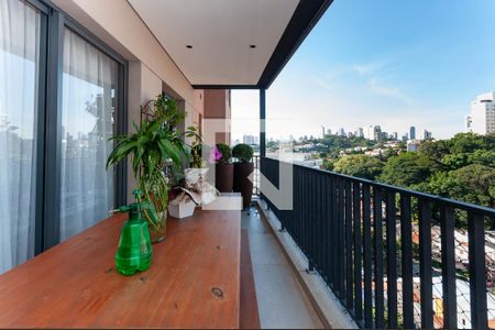 Varanda de apartamento à venda com 2 quartos, 131m² em Vila Ipojuca, São Paulo