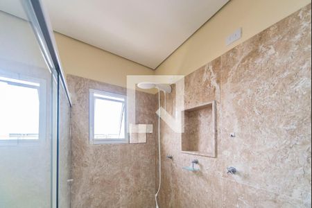 Banheiro de apartamento para alugar com 1 quarto, 47m² em Parque das Nações, Santo André