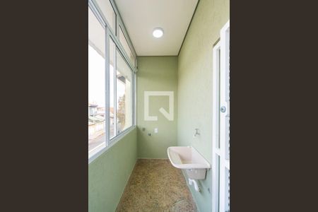 Varanda e Área de Serviço de apartamento para alugar com 1 quarto, 47m² em Parque das Nações, Santo André