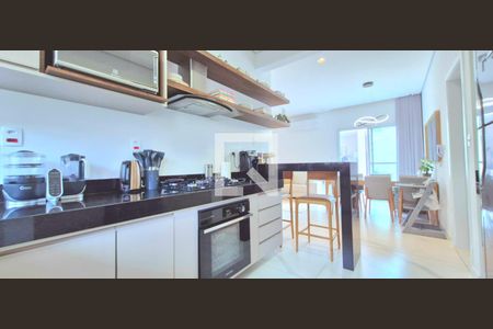 Cozinha - Armários de casa de condomínio à venda com 3 quartos, 142m² em Vale dos Sonhos, Lagoa Santa