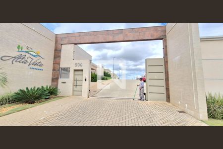 Fachada condomínio de casa de condomínio à venda com 3 quartos, 142m² em Vale dos Sonhos, Lagoa Santa