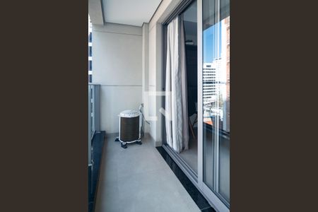 Varanda de kitnet/studio para alugar com 1 quarto, 29m² em Bela Vista, São Paulo