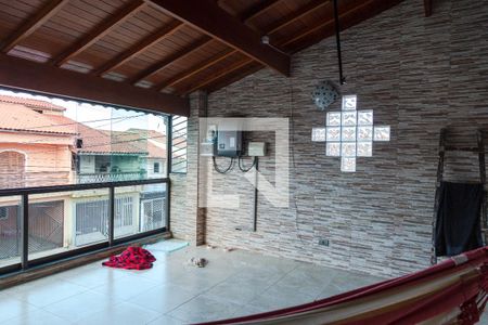 Varanda da Suíte 2 de casa à venda com 5 quartos, 250m² em Parque Continental Ii, Guarulhos