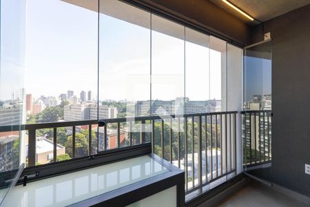 Vista/Varanda de kitnet/studio à venda com 1 quarto, 22m² em Cerqueira César, São Paulo