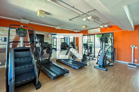 Área comum - Academia de kitnet/studio para alugar com 1 quarto, 32m² em Jardim Europa, São Paulo