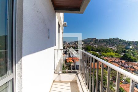 Varanda da Sala de apartamento à venda com 2 quartos, 72m² em Fonseca, Niterói