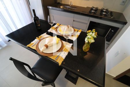 Sala/Cozinha de apartamento para alugar com 1 quarto, 40m² em Saraiva, Uberlândia