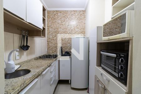 Cozinha de kitnet/studio para alugar com 1 quarto, 27m² em Cidade Baixa, Porto Alegre