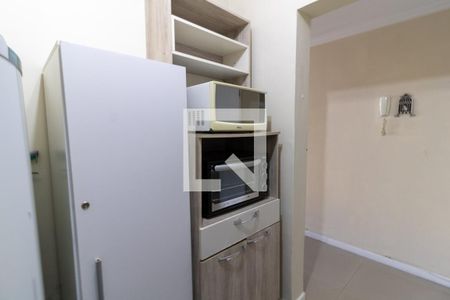Cozinha de kitnet/studio para alugar com 1 quarto, 27m² em Cidade Baixa, Porto Alegre