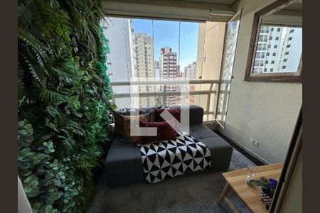 Varanda da Sala de apartamento à venda com 2 quartos, 59m² em Pompeia, São Paulo