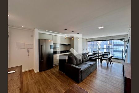 Sala de apartamento para alugar com 2 quartos, 70m² em Jardim das Acacias, São Paulo
