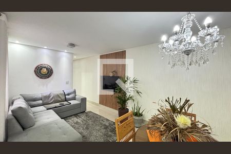 Sala de apartamento à venda com 2 quartos, 140m² em Vila Valparaíso, Santo André