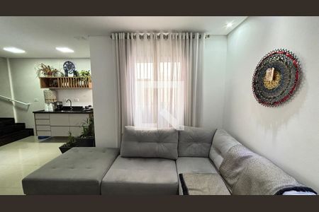 Sala de apartamento à venda com 2 quartos, 140m² em Vila Valparaíso, Santo André