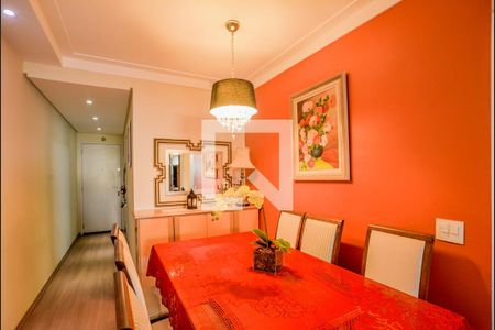 Sala de apartamento à venda com 3 quartos, 84m² em Vila Valparaíso, Santo André