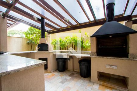 Área comum - Churrasqueira de apartamento à venda com 3 quartos, 84m² em Vila Valparaíso, Santo André