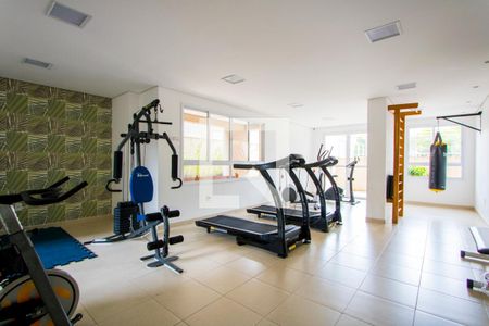 Área comum - Academia de apartamento à venda com 3 quartos, 84m² em Vila Valparaíso, Santo André