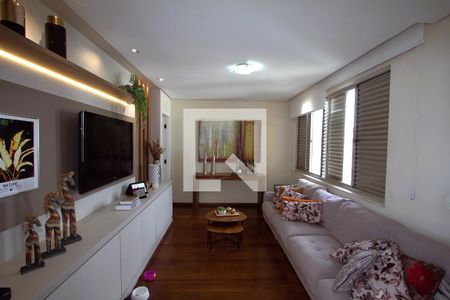 Sala de estar de apartamento à venda com 4 quartos, 145m² em Gutierrez, Belo Horizonte