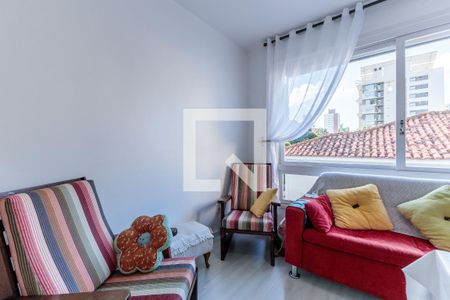 Sala de apartamento à venda com 2 quartos, 72m² em Petrópolis, Porto Alegre