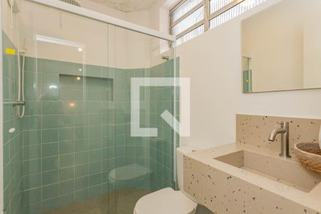 Banheiro da Suíte de apartamento para alugar com 2 quartos, 59m² em Vila Brasílio Machado, São Paulo