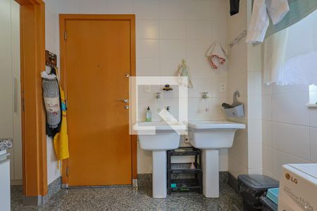 Área de Serviço de apartamento à venda com 4 quartos, 162m² em Carmo, Belo Horizonte