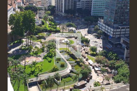 Vista da sala de apartamento para alugar com 1 quarto, 33m² em Centro, Rio de Janeiro