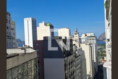 Vista da sala de apartamento para alugar com 1 quarto, 33m² em Centro, Rio de Janeiro