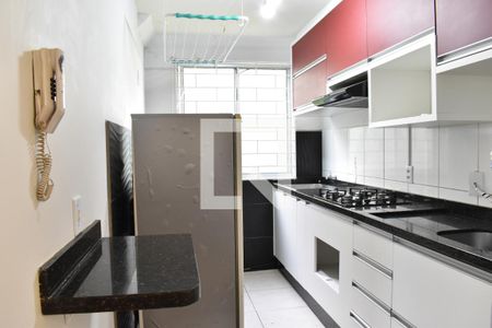 Cozinha de apartamento para alugar com 2 quartos, 50m² em Sítio Cercado, Curitiba