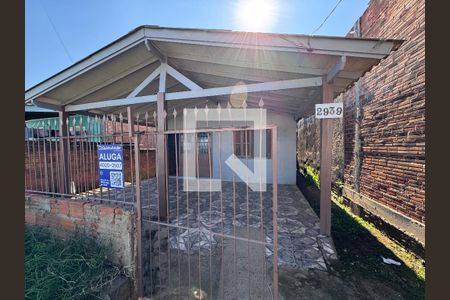 plaquinha fachada de casa para alugar com 2 quartos, 100m² em São Miguel, São Leopoldo